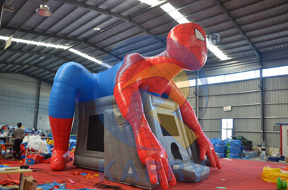 CE Blower and Repair Kit Includeerde Populaire Spiderman Bouncy Slide Combo voor Commercial