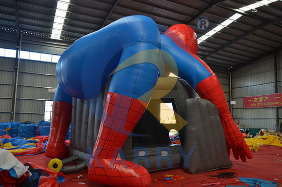 CE Blower and Repair Kit Includeerde Populaire Spiderman Bouncy Slide Combo voor Commercial