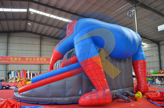 CE Blower and Repair Kit Includeerde Populaire Spiderman Bouncy Slide Combo voor Commercial