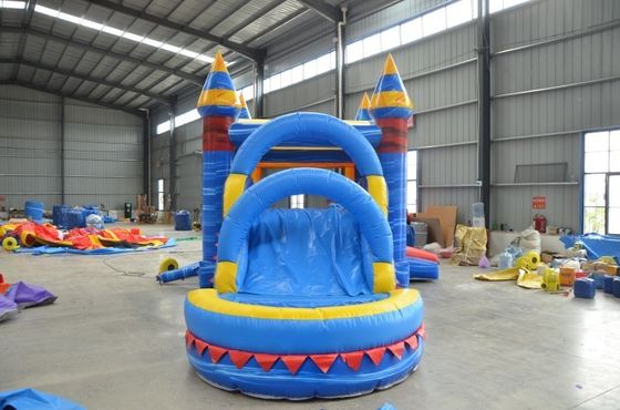 Unisex opblaasbaar springhuis met glijbaan en zwembad combinatie De ultieme feestapparatuur