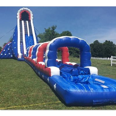Commerciële opblaasbare droog of waterglijbaan voor zomer Waterpark Kinderen Zwem zwembad Plezier