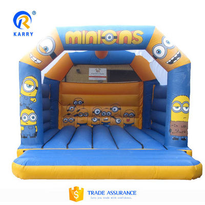 Partijverhuur Residentieel Op maat gemaakte mini opblaasbaar kasteel Bounce House met glijbaan