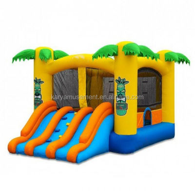 Unisex zomer waterpark opblaasbaar springhuis met glij- en springkasteel spel