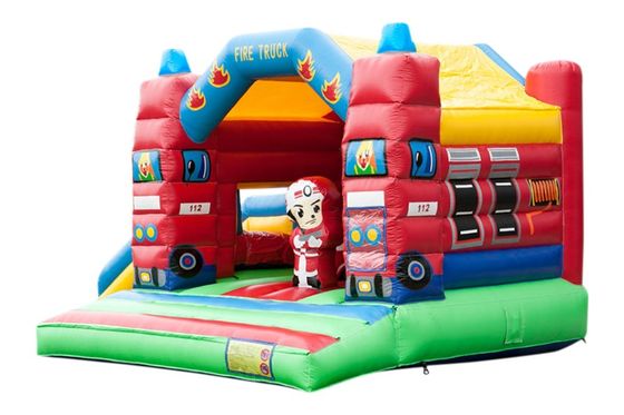 Unisex zomer waterpark opblaasbaar springhuis met glij- en springkasteel spel