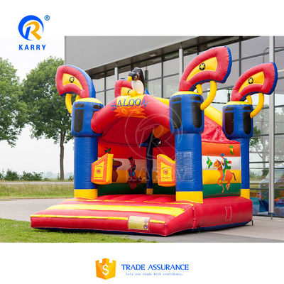 Commercieel digitaal drukken PVC ademend opblaasbaar springkastel voor feestjes