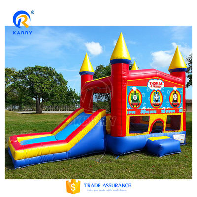 Unisex PVC opblaasbaar kasteel voor volwassenen Grappig springkastel glijbaan Combo Jumping House