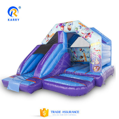 Functies PORTABLE opblaasbare springende springkasteel combo voor feest plezier en spelletjes