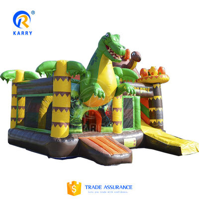 Functies PORTABLE opblaasbare springende springkasteel combo voor feest plezier en spelletjes