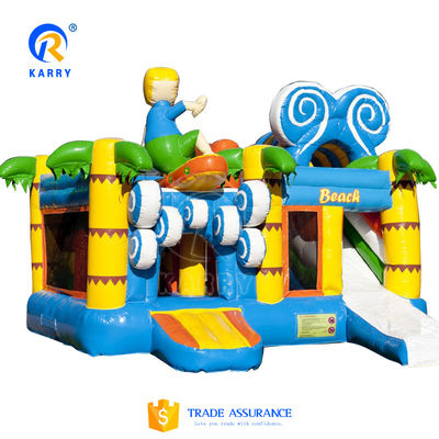 Functies PORTABLE opblaasbare springende springkasteel combo voor feest plezier en spelletjes