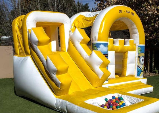 Op maat gemaakte Unisex Bouncy Castle Slide Combo Amusement Park apparatuur met reparatie kits