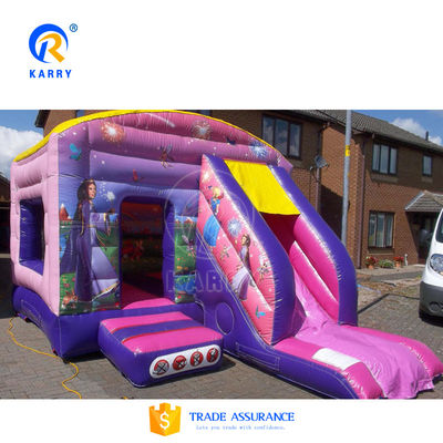 Op maat gemaakte Unisex Bouncy Castle Slide Combo Amusement Park apparatuur met reparatie kits