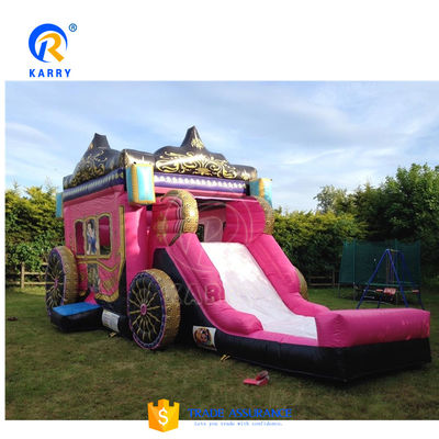 Op maat gemaakte Unisex Bouncy Castle Slide Combo Amusement Park apparatuur met reparatie kits
