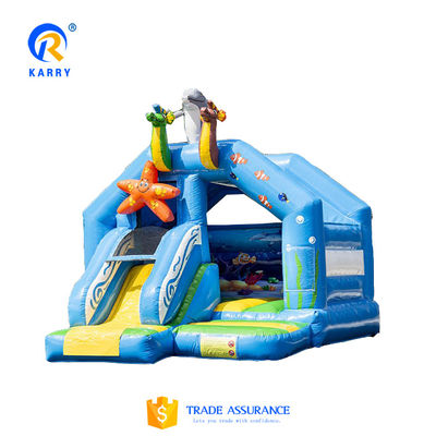 Kasteel voor 14 Jaar Up Populair Outdoor Rainbow Unicorn Bouncy Kasteel Met Slide Combo