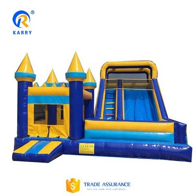 Kasteel voor 14 Jaar Up Populair Outdoor Rainbow Unicorn Bouncy Kasteel Met Slide Combo