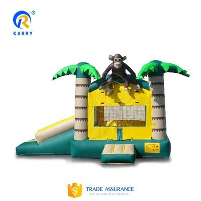 Kasteel voor 14 Jaar Up Populair Outdoor Rainbow Unicorn Bouncy Kasteel Met Slide Combo