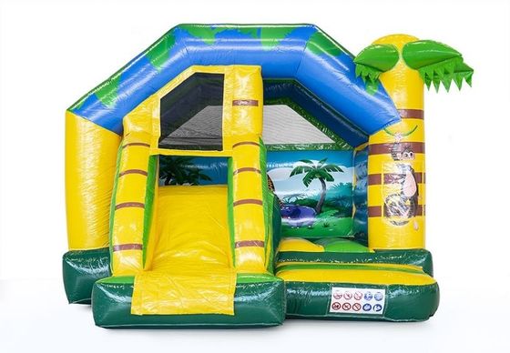Kasteel voor 14 Jaar Up Populair Outdoor Rainbow Unicorn Bouncy Kasteel Met Slide Combo