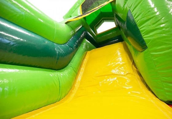 Interactief kinderspeelgoed spel Hawaiian Style Palmboom Bouncy Jumping House met waterslide