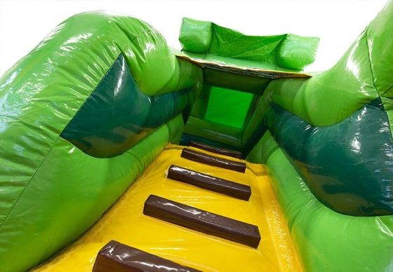 Interactief kinderspeelgoed spel Hawaiian Style Palmboom Bouncy Jumping House met waterslide