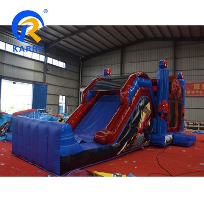 Unisex Spiderman wateropblaasbare uitschuiver glijcombo met natte/droge optie