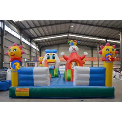 Commerciële opblaasbare uitsmijter springkasteel glijcombo met accessoires reparatie kits