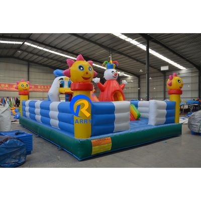Commerciële opblaasbare uitsmijter springkasteel glijcombo met accessoires reparatie kits