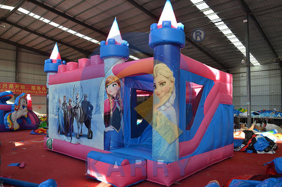 Gepersonaliseerd logo aanvaardbaar opblaasbaar springend moonwalk springend kasteel voor kinderen n volwassenen