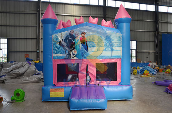 Gepersonaliseerd logo aanvaardbaar opblaasbaar springend moonwalk springend kasteel voor kinderen n volwassenen