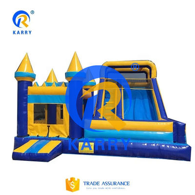 Commerciële opblaasbare glijbaan Mini Castle Combo met reparatie-kits en feest evenementen