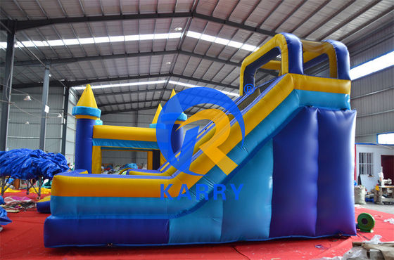 Commerciële opblaasbare glijbaan Mini Castle Combo met reparatie-kits en feest evenementen