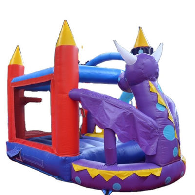 Nieuw ontworpen Outdoor Commercial Mini Purple Little Monster Bouncy Castle Slide Combo