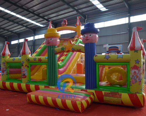 Nieuw ontworpen Outdoor Commercial Mini Purple Little Monster Bouncy Castle Slide Combo