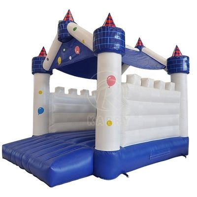 5x4m 18*16ft Blue Dinosaur Bouncy Castle Slide Combo met professionele OEM service
