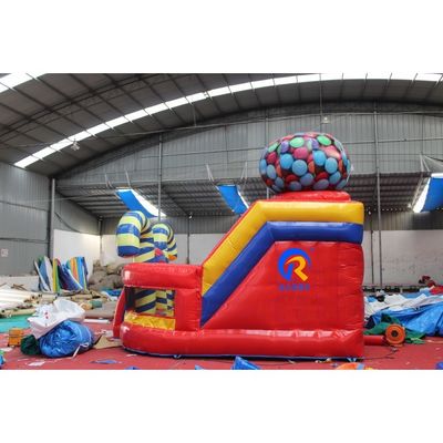 Commerciële opblaasbare uitsmijter Indoor en Outdoor Entertainment met heerlijke snoep thema