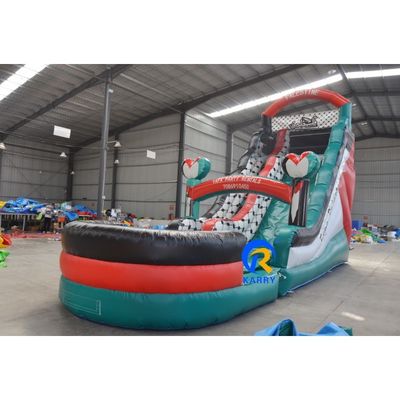 KARRY Eenhoorn Kasteel Bounce Huis Huur opblaasbaar droog Combo met verwijderbaar zwembad