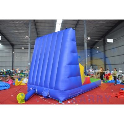 Commerciële volwassenen PVC opblaasbare kleverige klimmuur voor interactieve sportgames