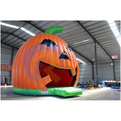 Outdoor commercieel opblaasbaar pompoen kasteel springend springhuis voor kinderen speeltuin