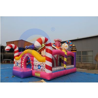 Express verzending Sweet Candy Sugar Shack opblaasbaar springhuis voor kinderen speeltuin