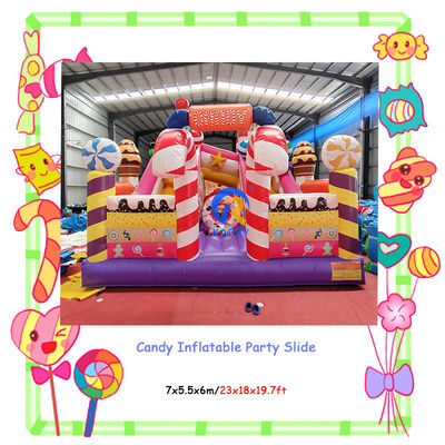 Express verzending Sweet Candy Sugar Shack opblaasbaar springhuis voor kinderen speeltuin