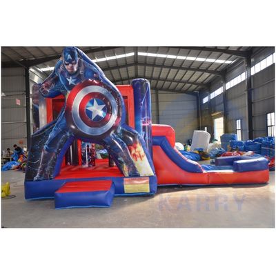 Spiderman opblaasbare combinatie springhuis en glijbaan - een must-have voor kinderen buiten speeltuin