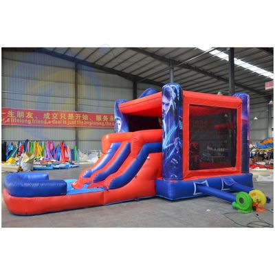 Spiderman opblaasbare combinatie springhuis en glijbaan - een must-have voor kinderen buiten speeltuin