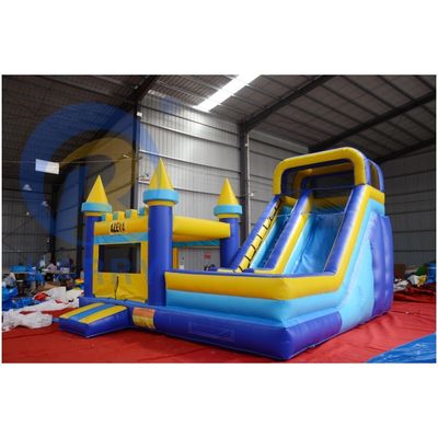 Custom Party Set Kasteel Opblaasbare Maan Bounce House Waterglijbaan Combo Unisex Geslacht