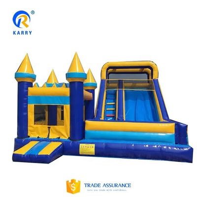 Custom Party Set Kasteel Opblaasbare Maan Bounce House Waterglijbaan Combo Unisex Geslacht