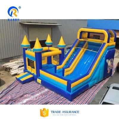 Custom Party Set Kasteel Opblaasbare Maan Bounce House Waterglijbaan Combo Unisex Geslacht