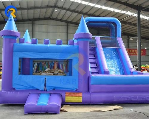 Custom Party Set Kasteel Opblaasbare Maan Bounce House Waterglijbaan Combo Unisex Geslacht