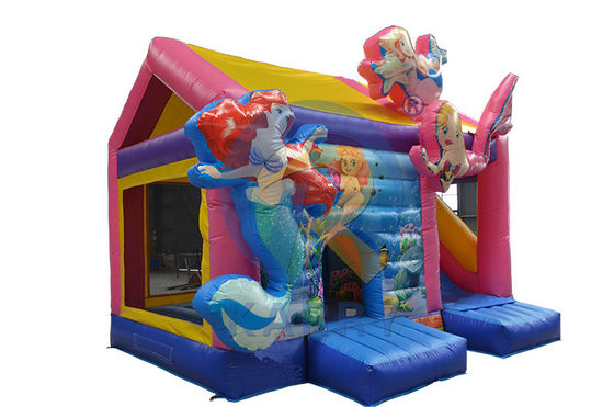 Blower Design Mermaid Bouncer Slide Combo 2023 Commercieel opblaasbaar springhuis