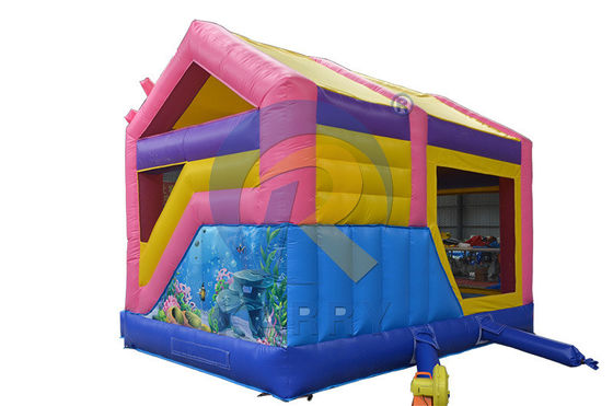 Blower Design Mermaid Bouncer Slide Combo 2023 Commercieel opblaasbaar springhuis