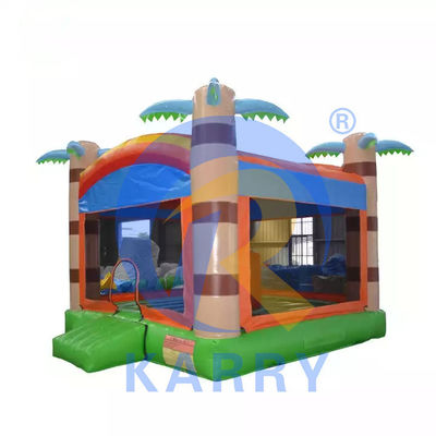 Indoor Commerciële Opblaasbare Kinderen Palmboom Bounce House Klein Bouncy Jumping Castle