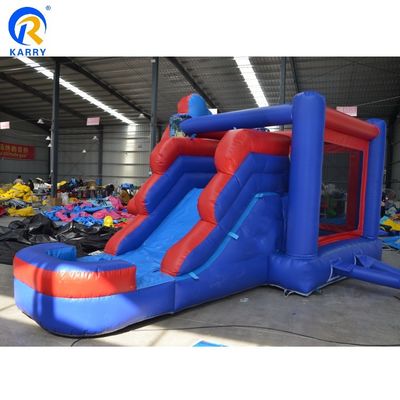 Aanpasbaar outdoor en indoor Kids Spiderman opblaasbaar springhuis met glijbaan