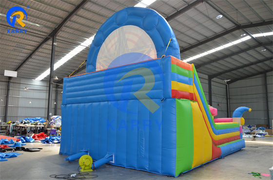 Gepersonaliseerde kleur Unisex opblaasbaar reuzenrad springkasteel trampoline voor commerciële