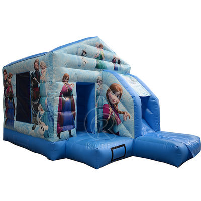 Commercieel opblaasbaar springhuis Combo Slide Draagbaar Bevroren Kasteel voor leuke feesten